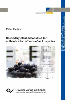 Secondary plant metabolites for authentication of Vaccinium L. species - Heffels, Peter