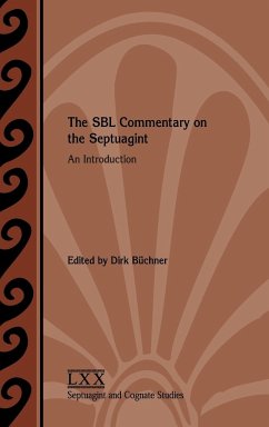 The SBL Commentary on the Septuagint