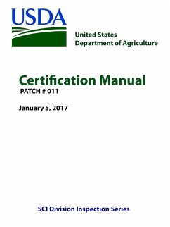 Certification Manual - PATCH # 011 (January 5, 2017) - Department of Agriculture, U. S.