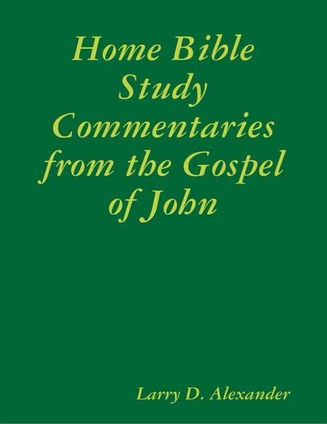 Home Bible Study Commentaries from the Gospel of John (eBook, ePUB)