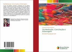 Da Mediação, Conciliação e Arbitragem