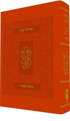 Koren Classic Siddur, Sepharad, Compact Flex, Orange - Koren Publishers