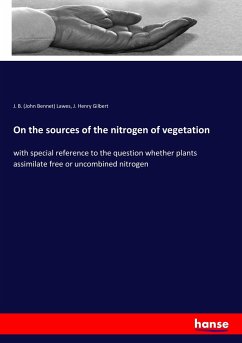 On the sources of the nitrogen of vegetation
