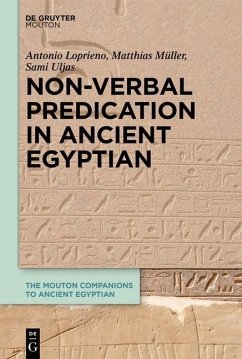 Non-Verbal Predication in Ancient Egyptian (eBook, PDF) - Loprieno, Antonio; Müller, Matthias; Uljas, Sami