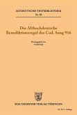 Die althochdeutsche Benediktinerregel des Cod. Sang 916 (eBook, PDF)