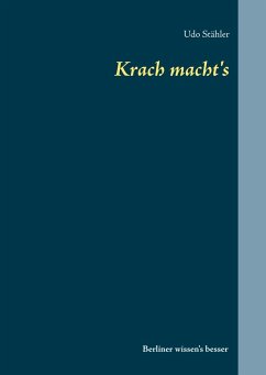 Krach macht's - Stähler, Udo