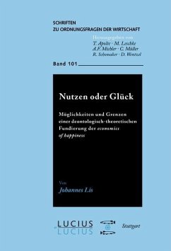 Nutzen oder Glück (eBook, PDF) - Lis, Johannes