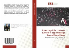 Styles cognitifs, contexte culturel et apprentissage des mathématiques - Gu, Nahai