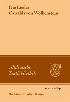Cover Die Lieder Oswalds von Wolkenstein (eBook, PDF)