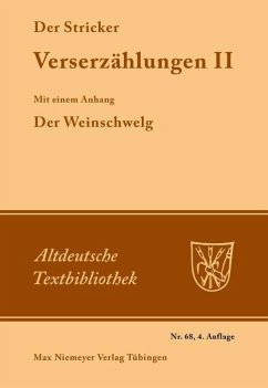 Cover Verserzählungen II (eBook, PDF)
