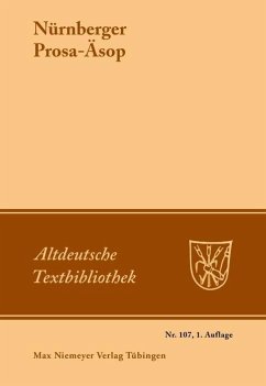 Nürnberger Prosa-Äsop (eBook, PDF)