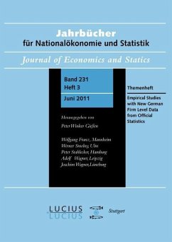 Empirical Studies with New German Firm Level Data from Official Statistics (eBook, PDF)