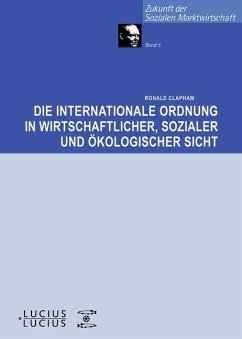 Cover Die internationale Ordnung in wirtschaftlicher, sozialer und ökologischer Sicht (eBook, PDF)