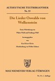 Die Lieder Oswalds von Wolkenstein (eBook, PDF)