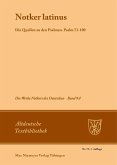 Notker latinus. Die Quellen zu den Psalmen (eBook, PDF)