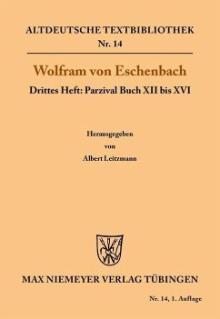 Parzival Buch XII bis XVI (eBook, PDF) Cover Parzival Buch XII bis XVI (eBook, PDF)