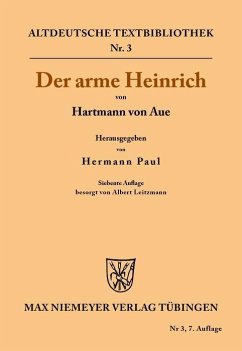 Der arme Heinrich (eBook, PDF) - Aue, Hartmann Von