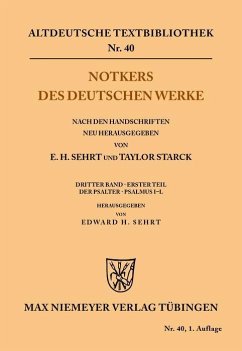 Notkers des Deutschen Werke (eBook, PDF)