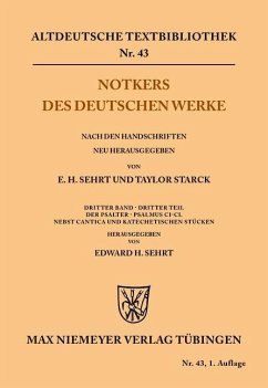 Cover Notkers des Deutschen Werke (eBook, PDF)