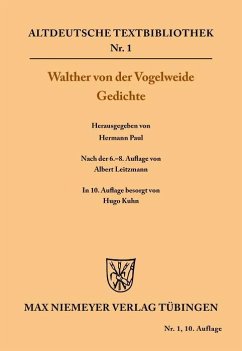 Gedichte (eBook, PDF) - Vogelweide, Walther Von Der