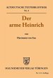 Der arme Heinrich (eBook, PDF) - Bild 1