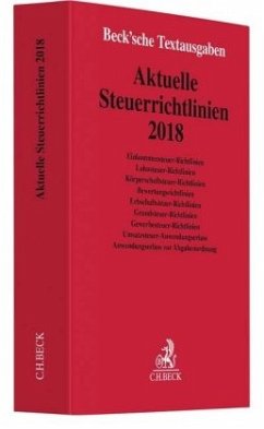 Aktuelle Steuerrichtlinien 2018