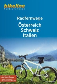 Bikeline Radtourenbuch RadFernWege Österreich, Schweiz, Italien