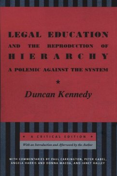 Cover Legal Education and the Reproduction of Hierarchy (eBook, ePUB)