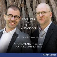 Sonaten Für Blockflöte & Fagott - Lauzer,Vincent/Lussier,Mathieu