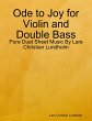 Ode to Joy for Violin and Double Bass -... - Bild 1