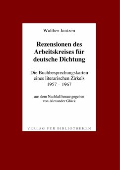 Rezensionen des Arbeitskreises für deutsche Dichtung - Jantzen, Walther