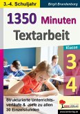 1350 Minuten Textarbeit / Klasse 3-4 (eBook, PDF)
