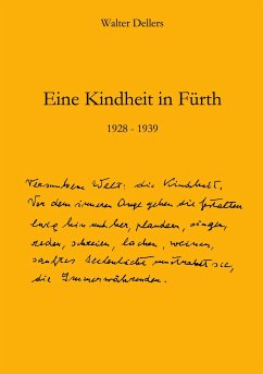 Eine Kindheit in Fürth (eBook, ePUB) - Dellers, Walter