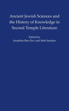 Cover Ancient Jewish Sciences and the History of Knowledge in Second Temple Literature (eBook, ePUB)