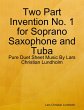 Two Part Invention No. 1 for Soprano... - Bild 1