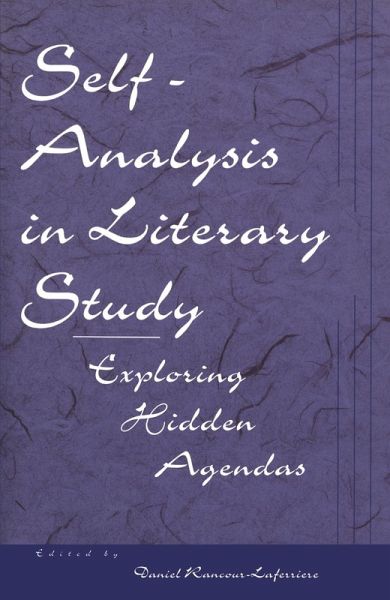 Self-Analysis in Literary Study (eBook, PDF) Self-Analysis in Literary Study (eBook, PDF)