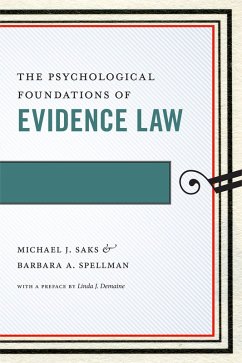 Cover The Psychological Foundations of Evidence Law (eBook, ePUB)