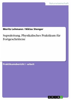 Supraleitung. Physikalisches Praktikum für Fortgeschrittene - Stenger, Niklas;Lehmann, Moritz