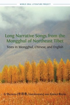 Long Narrative Songs from the Mongghul of Northeast Tibet