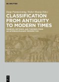 Classification from Antiquity to Modern Times (eBook, ePUB)