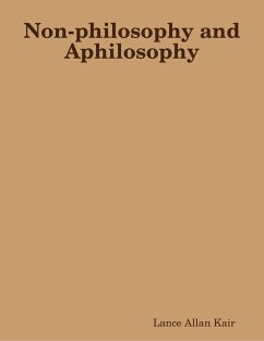 Cover Non-philosophy and Aphilosophy (eBook, ePUB)