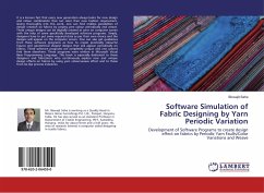 Software Simulation of Fabric Designing by Yarn Periodic Variation