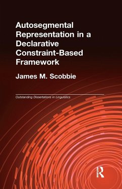 Autosegmental Representation in a Declarative Constraint-Based Framework - Scobbie, James M