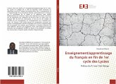 Enseignement/apprentissage du français en fin de 1er cycle des Lycées