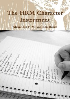 The HRM Character Instrument - Bosch, Alexander P. M. van den