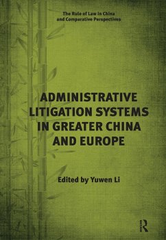 Administrative Litigation Systems in Greater China and Europe - Li, Yuwen