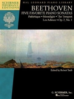 Five Favorite Piano Sonatas - Beethoven, Ludwig van