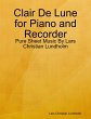 Clair De Lune for Piano and Recorder -... - Bild 1