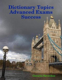 Cover Dictionary Topics Advanced Exams Success (eBook, ePUB)