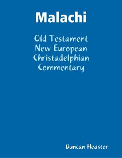 Cover Malachi: Old Testament New European Christadelphian Commentary (eBook, ePUB)